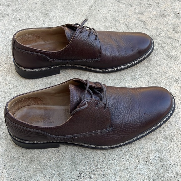 John Varatos Brown Leather Casual/Dressy Oxford Shoe Men\'s Size 12 main image 7